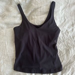 Black lululemon align tank top. Size 6